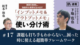課題も打ち手もわからない…困った時に使える超簡単フレームワーク