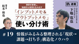 情報がみるみる整理される「現状→課題→打ち手」構造化ノウハウ
