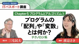 <small>【Chapter5】プログラムとアルゴリズム3</small><br />プログラムの「配列」や「変数」とは何か？
