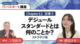 <small>【Chapter11】法律6</small><br />デジュールスタンダードとは何のことか？