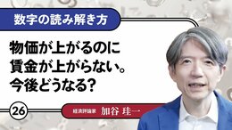 物価が上がるのに賃金が上がらない。今後どうなる？