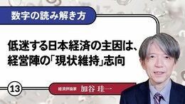 低迷する日本経済の主因は、経営陣の「現状維持」志向