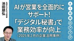 【注目の生成AI活用事例】AIが営業を全面的にサポート！「デジタル秘書」で業務効率が向上