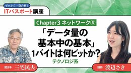 <small>【Chapter3】ネットワーク5</small><br />「データ量の基本中の基本」1バイトは何ビットか？
